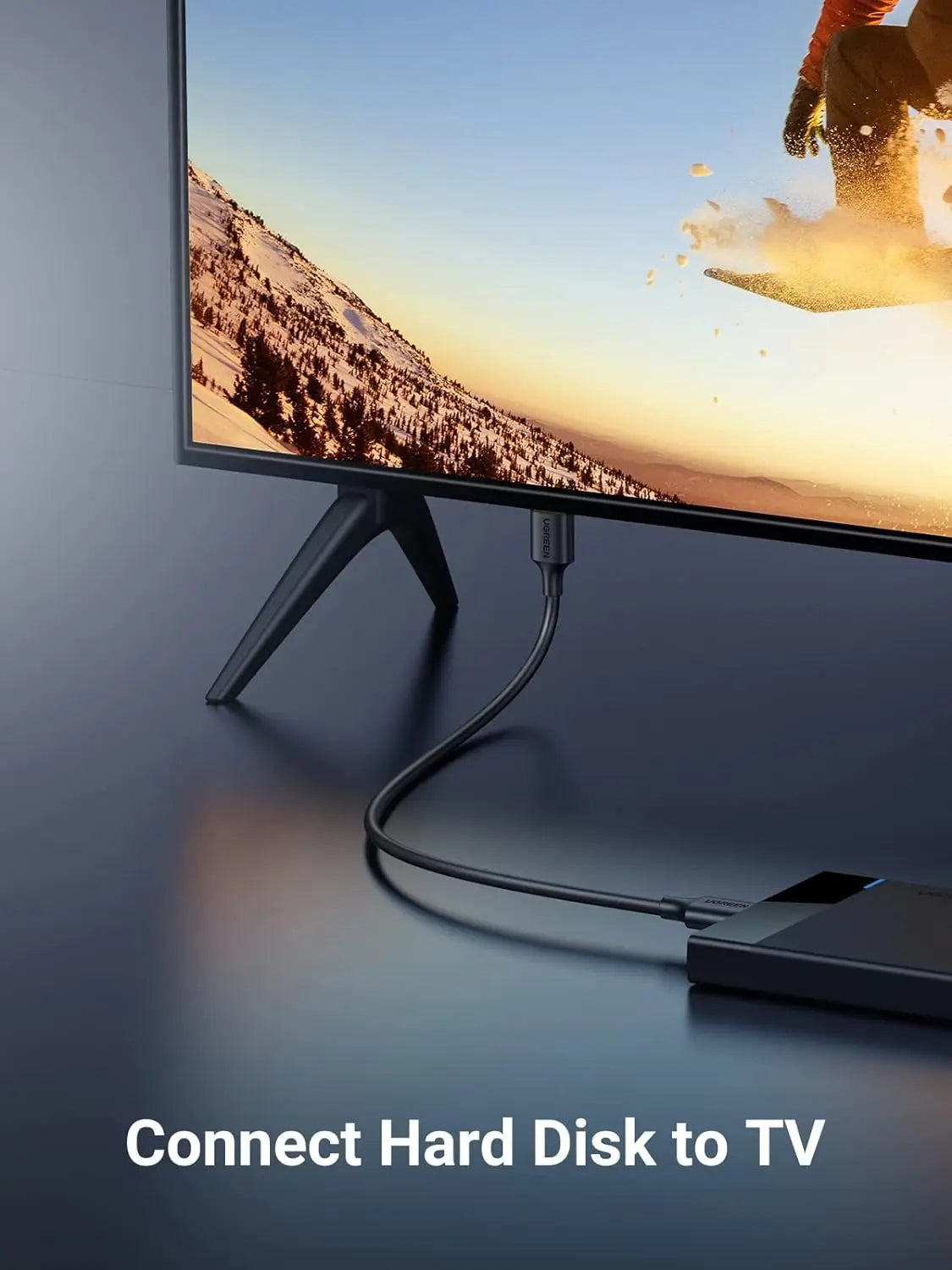 UGREEN 0.5M USB 3.0 Micro B Cable 5Gbps Gold Plated External Hard Drive Galaxy S5 Note 3 Camera (10840)