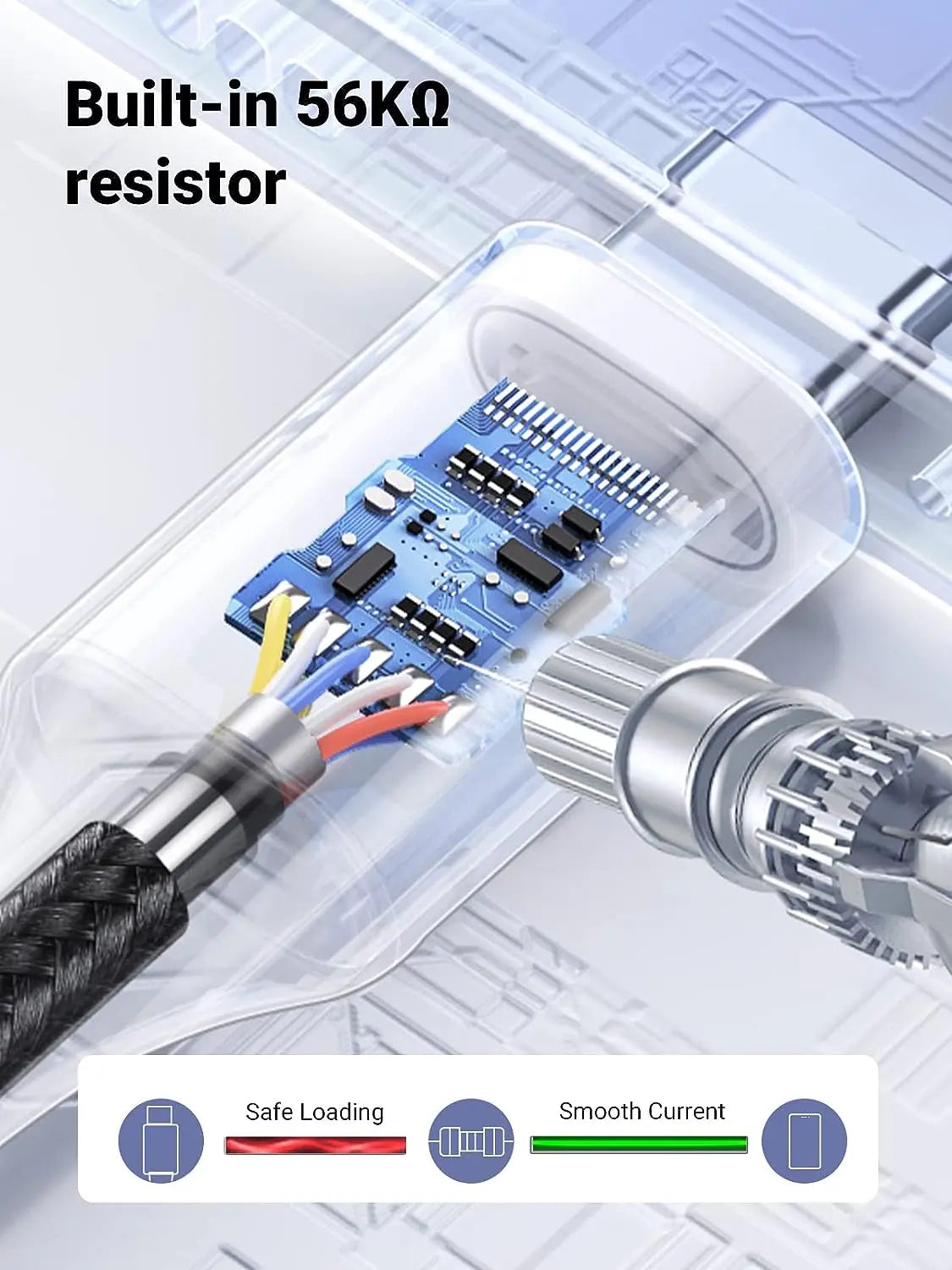 UGREEN 0.25M USB-A 2.0 to USB-C Cable Male to Male Nickel Plated Aluminum Shell Braided Charging Data Sync (60124)